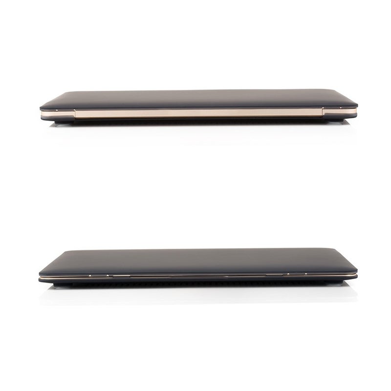 RUBAN Hard Shell Protective Case Compatible with MacBook 12 Inch A1534, Slim Snap On Cover (Black) - Image 4